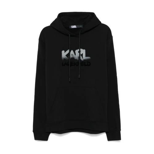 Karl Lagerfeld Flocked Logo Hoodie